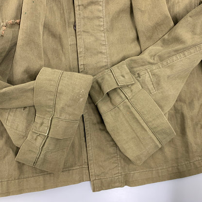 【現状渡し品】【メンズ】 FRENCH ARMY フランス軍 50S FIELD JACKET フィールド ジャケット アウター 146-260608-ya-11-izu サイズ：42 カラー：カーキ 万代Net店