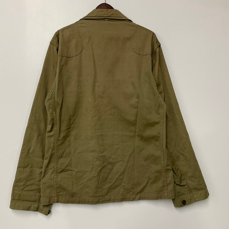 【現状渡し品】【メンズ】 FRENCH ARMY フランス軍 50S FIELD JACKET フィールド ジャケット アウター 146-260608-ya-11-izu サイズ：42 カラー：カーキ 万代Net店