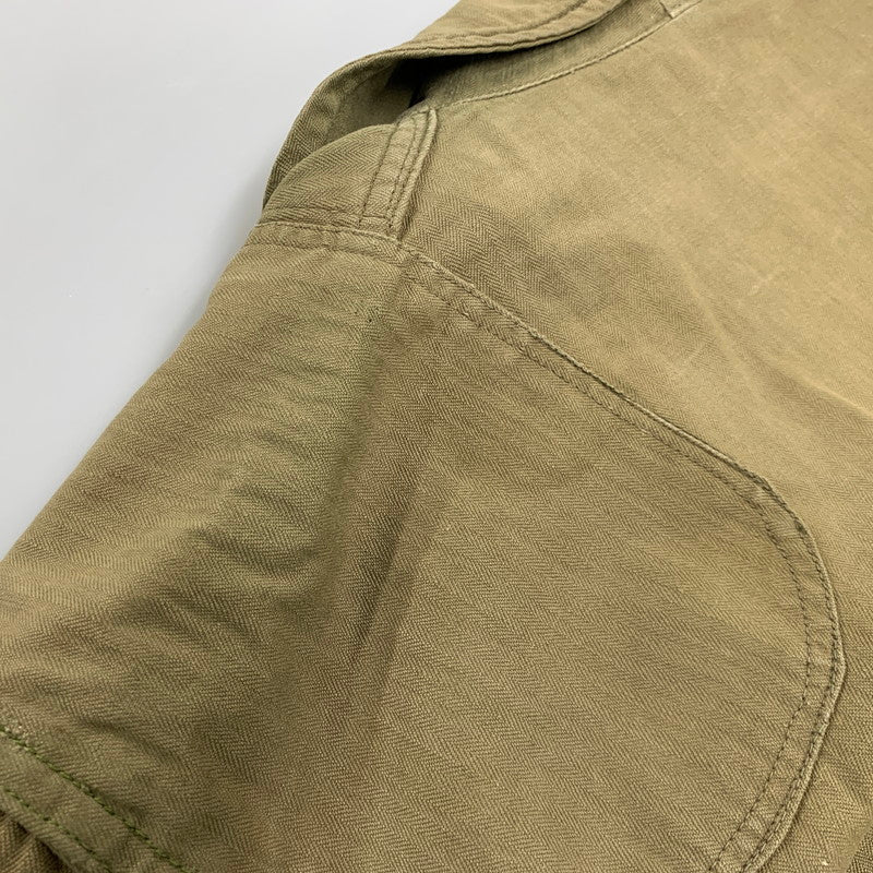 【現状渡し品】【メンズ】 FRENCH ARMY フランス軍 50S FIELD JACKET フィールド ジャケット アウター 146-260608-ya-11-izu サイズ：42 カラー：カーキ 万代Net店