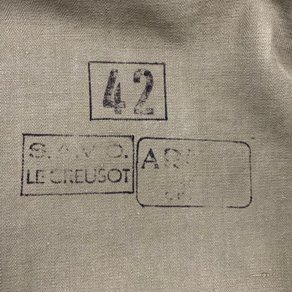 【現状渡し品】【メンズ】 FRENCH ARMY フランス軍 50S FIELD JACKET フィールド ジャケット アウター 146-260608-ya-11-izu サイズ：42 カラー：カーキ 万代Net店