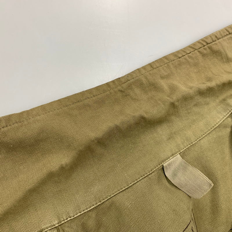 【現状渡し品】【メンズ】 FRENCH ARMY フランス軍 50S FIELD JACKET フィールド ジャケット アウター 146-260608-ya-11-izu サイズ：42 カラー：カーキ 万代Net店