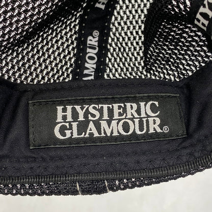 【中古品】【メンズ/レディース】 HYSTERIC GLAMOUR ヒステリックグラマー 02221QH05 SPEEDSTER MESH CAP スピードスター メッシュ キャップ 帽子 185-260615-cs-14-izu サイズ：F カラー：ブラック 万代Net店