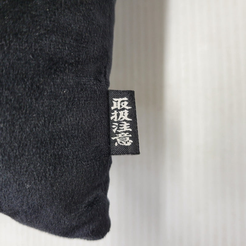 【中古品】【メンズ/レディース】 BLACKEYEPATCH ブラックアイパッチ OG LABEL VELOUR CUSHION OG ラベル ベロア クッション 208-260726-kh-10-izu カラー：ブラック 万代Net店