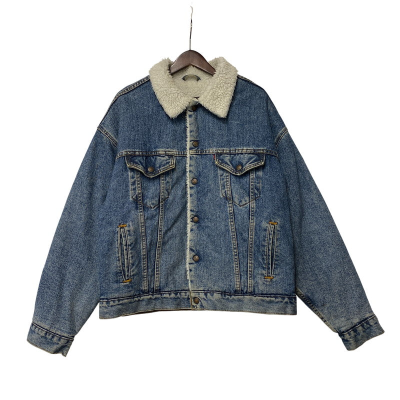 【中古品】【メンズ】 Levi's リーバイス DENIM BOA JACKET 70609-4891 デニムボアジャケット USA製 アウター 146-260618-as-06-izu サイズ：L カラー：インディゴ 万代Net店