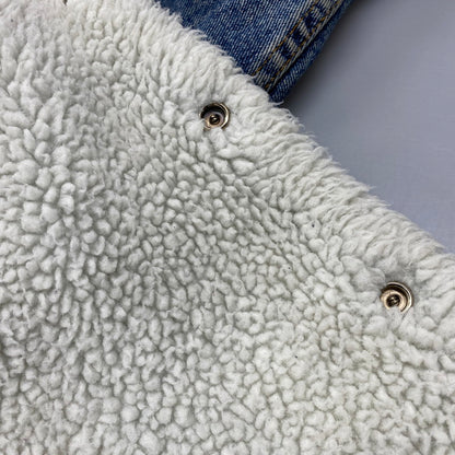 【中古品】【メンズ】 Levi's リーバイス DENIM BOA JACKET 70609-4891 デニムボアジャケット USA製 アウター 146-260618-as-06-izu サイズ：L カラー：インディゴ 万代Net店