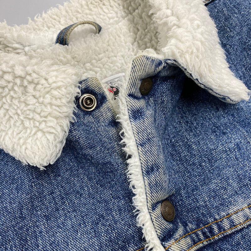 【中古品】【メンズ】 Levi's リーバイス DENIM BOA JACKET 70609-4891 デニムボアジャケット USA製 アウター 146-260618-as-06-izu サイズ：L カラー：インディゴ 万代Net店