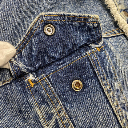 【中古品】【メンズ】 Levi's リーバイス DENIM BOA JACKET 70609-4891 デニムボアジャケット USA製 アウター 146-260618-as-06-izu サイズ：L カラー：インディゴ 万代Net店