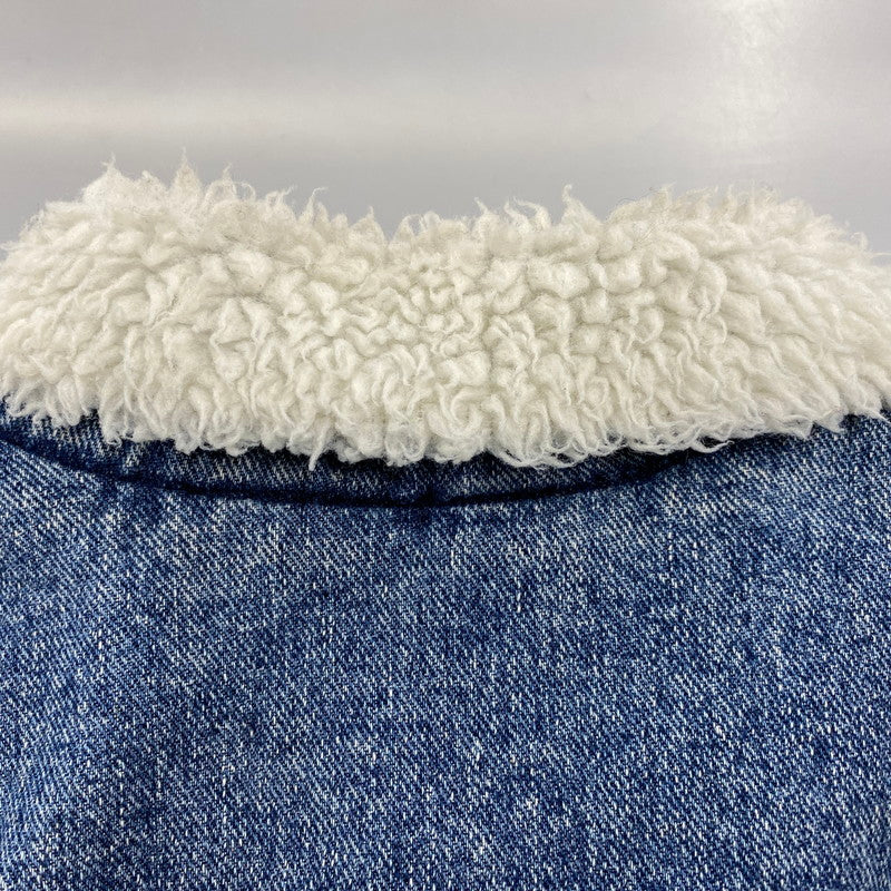 【中古品】【メンズ】 Levi's リーバイス DENIM BOA JACKET 70609-4891 デニムボアジャケット USA製 アウター 146-260618-as-06-izu サイズ：L カラー：インディゴ 万代Net店