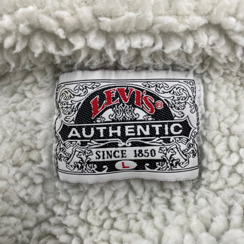 【中古品】【メンズ】 Levi's リーバイス DENIM BOA JACKET 70609-4891 デニムボアジャケット USA製 アウター 146-260618-as-06-izu サイズ：L カラー：インディゴ 万代Net店