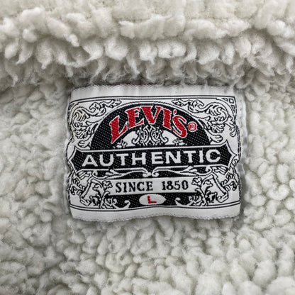 【中古品】【メンズ】 Levi's リーバイス DENIM BOA JACKET 70609-4891 デニムボアジャケット USA製 アウター 146-260618-as-06-izu サイズ：L カラー：インディゴ 万代Net店
