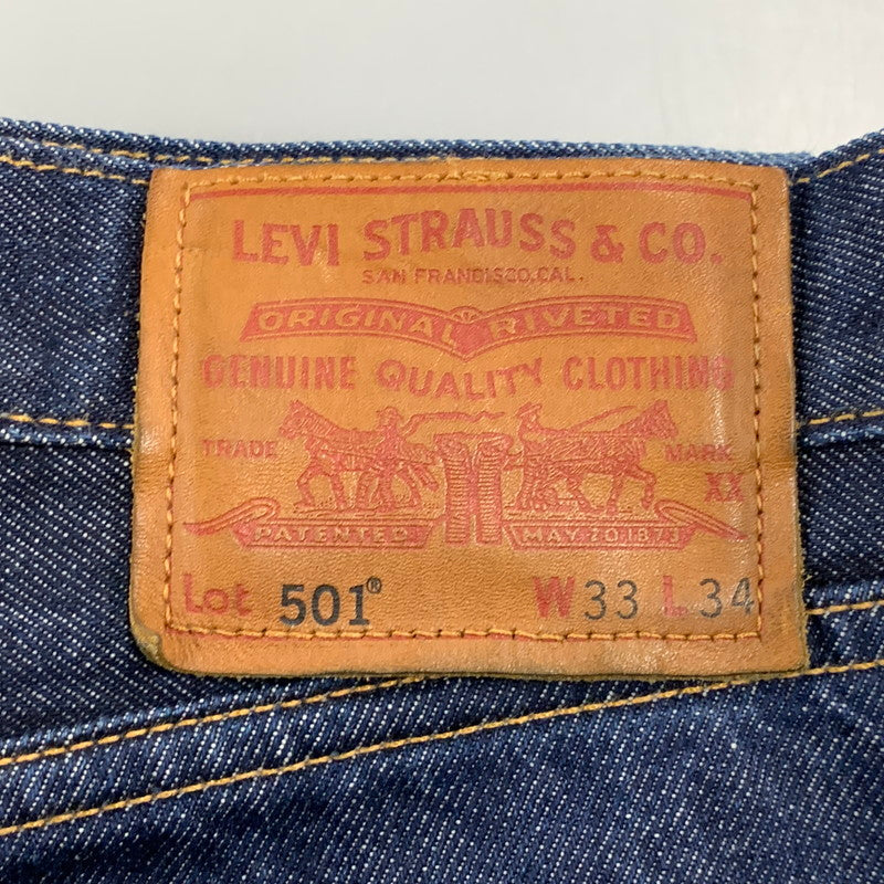 【中古品】【メンズ】 LEVI'S PREMIUM リーバイスプレミアム BIG-E 501 DENIM PANTS 00501-2546 デニムパンツ 刻印5115 米国製 ジーンズ 156-260608-as-07-izu サイズ：33×34 カラー：インディゴ 万代Net店