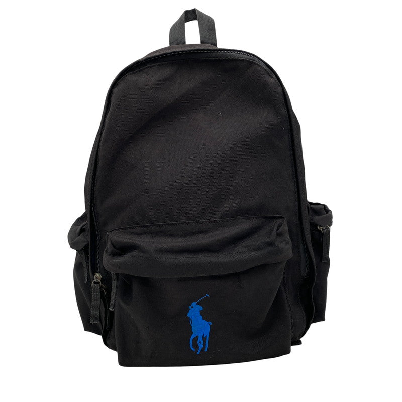 【中古品】【メンズ/レディース】 POLO RALPH LAUREN ポロ・ラルフローレン BLUE BIG PONY BACKPACK ブルー ビッグ ポニー バックパック カバン 鞄 188-260615-cs-16-izu カラー：ブラック 万代Net店