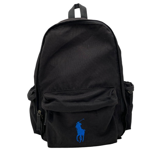 【中古品】【メンズ/レディース】 POLO RALPH LAUREN ポロ・ラルフローレン BLUE BIG PONY BACKPACK ブルー ビッグ ポニー バックパック カバン 鞄 188-260615-cs-16-izu カラー：ブラック 万代Net店