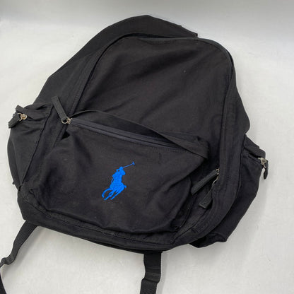 【中古品】【メンズ/レディース】 POLO RALPH LAUREN ポロ・ラルフローレン BLUE BIG PONY BACKPACK ブルー ビッグ ポニー バックパック カバン 鞄 188-260615-cs-16-izu カラー：ブラック 万代Net店