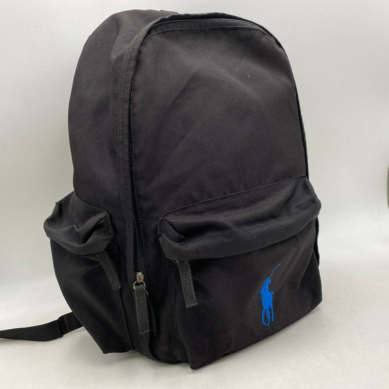 【中古品】【メンズ/レディース】 POLO RALPH LAUREN ポロ・ラルフローレン BLUE BIG PONY BACKPACK ブルー ビッグ ポニー バックパック カバン 鞄 188-260615-cs-16-izu カラー：ブラック 万代Net店