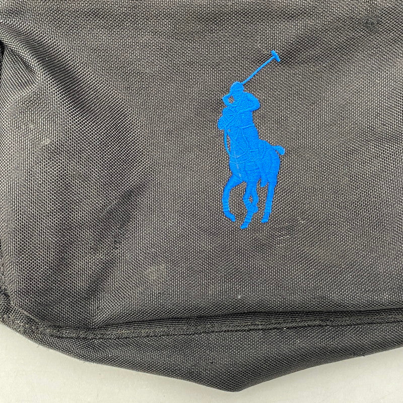 【中古品】【メンズ/レディース】 POLO RALPH LAUREN ポロ・ラルフローレン BLUE BIG PONY BACKPACK ブルー ビッグ ポニー バックパック カバン 鞄 188-260615-cs-16-izu カラー：ブラック 万代Net店
