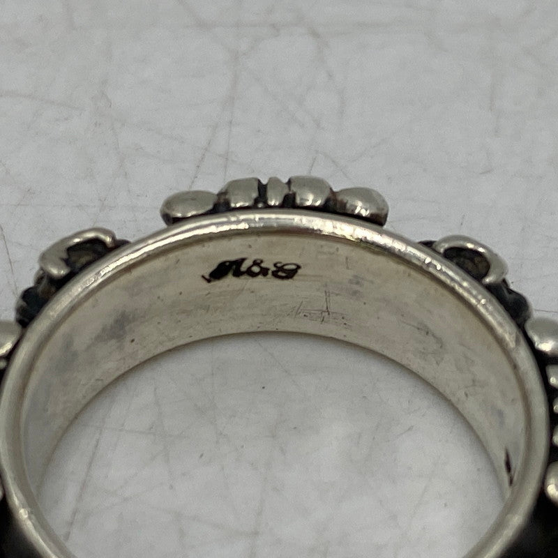【現状渡し品】【メンズ】 A&G エーアンドジー 925 CROSS MOTIF RING クロス モチーフ リング 指輪 アクセサリー 192-260609-cs-07-izu カラー：シルバー 万代Net店