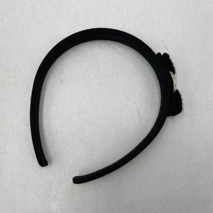 【中古品】【レディース】 FERRAGAMO フェラガモ VARA BOW HEADBAND ヴァラ ボウ ヘッドバンド カチューシャ 服飾雑貨 183-260609-cs-11-izu カラー：ブラック 万代Net店