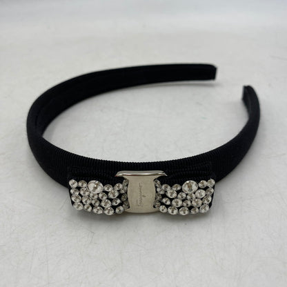 【中古品】【レディース】 FERRAGAMO フェラガモ VARA BOW HEADBAND ヴァラ ボウ ヘッドバンド カチューシャ 服飾雑貨 183-260609-cs-11-izu カラー：ブラック 万代Net店