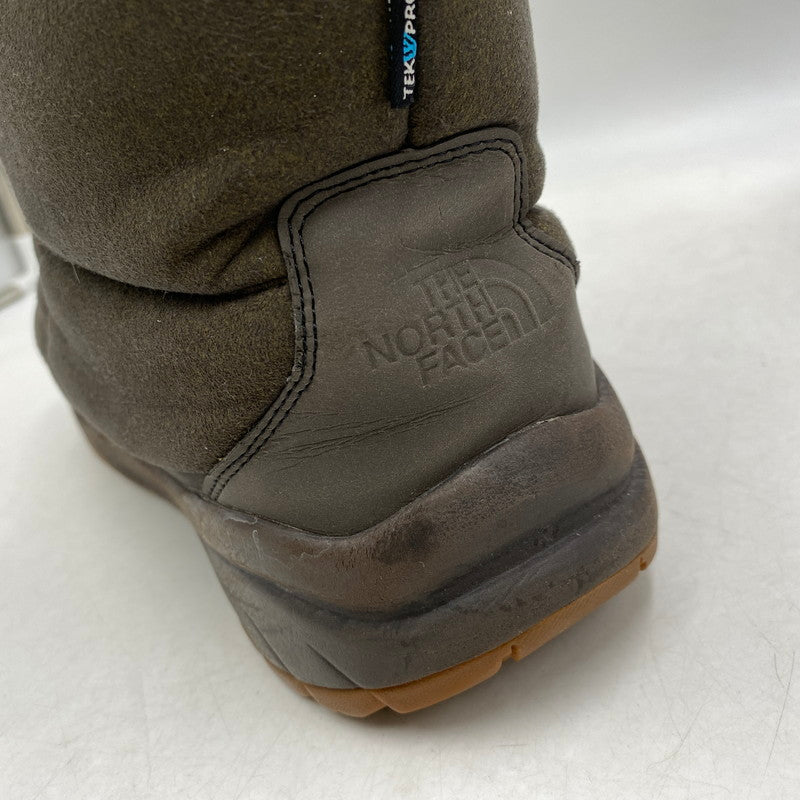 【中古品】【メンズ】 THE NORTH FACE ザ・ノースフェイス NF51782B BEAMS別注 NUPTSE BOOTIE ヌプシ ブーティー シューズ 靴 164-260615-cs-13-izu サイズ：27.0cm カラー：オリーブ 万代Net店