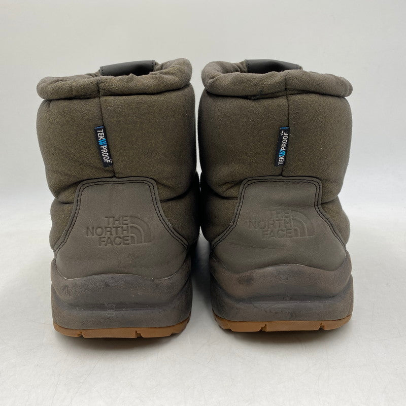 【中古品】【メンズ】 THE NORTH FACE ザ・ノースフェイス NF51782B BEAMS別注 NUPTSE BOOTIE ヌプシ ブーティー シューズ 靴 164-260615-cs-13-izu サイズ：27.0cm カラー：オリーブ 万代Net店