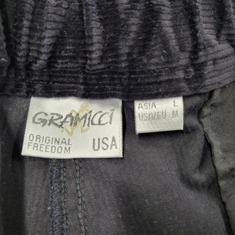 【中古品】【メンズ】 GRAMICCI グラミチ CORDUROY CLIMBING PANTS コーデュロイ クライミング パンツ ボトムス 155-260620-kh-09-izu サイズ：L カラー：ブラック 万代Net店