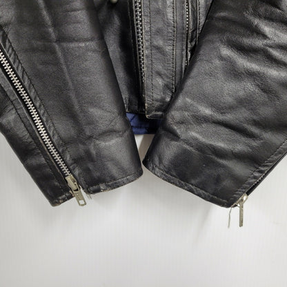 【中古品】【レディース】 TOKYO PUNKER トーキョーパンカー DOUBLE RIDERS JACKET ダブル ライダース ジャケット アウター 168-260620-kh-05-izu サイズ：32 カラー：ブラック 万代Net店