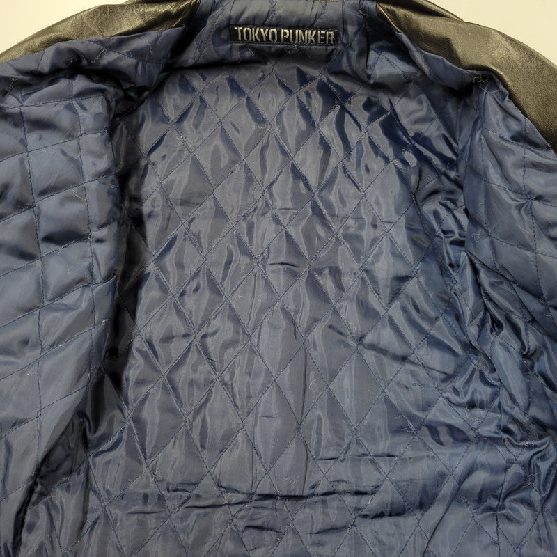 【中古品】【レディース】 TOKYO PUNKER トーキョーパンカー DOUBLE RIDERS JACKET ダブル ライダース ジャケット アウター 168-260620-kh-05-izu サイズ：32 カラー：ブラック 万代Net店