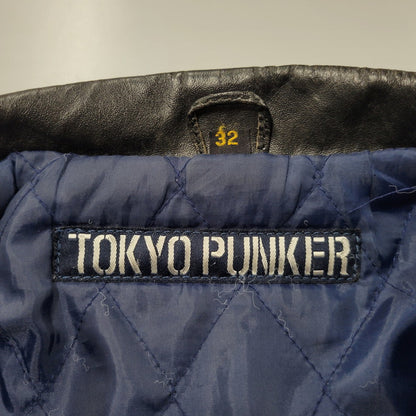 【中古品】【レディース】 TOKYO PUNKER トーキョーパンカー DOUBLE RIDERS JACKET ダブル ライダース ジャケット アウター 168-260620-kh-05-izu サイズ：32 カラー：ブラック 万代Net店