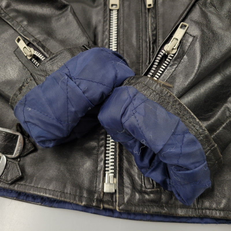 【中古品】【レディース】 TOKYO PUNKER トーキョーパンカー DOUBLE RIDERS JACKET ダブル ライダース ジャケット アウター 168-260620-kh-05-izu サイズ：32 カラー：ブラック 万代Net店