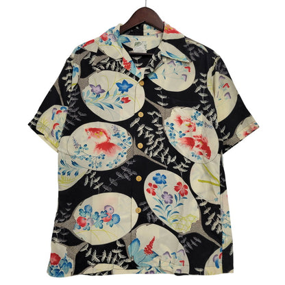 【中古品】【メンズ】 LALAKAI ララカイ SILK ALOHA SS SHIRT シルク アロハ ショートスリーブ シャツ トップス 146-260620-kh-01-izu サイズ：M カラー：マルチ 万代Net店