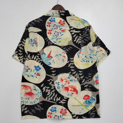 【中古品】【メンズ】 LALAKAI ララカイ SILK ALOHA SS SHIRT シルク アロハ ショートスリーブ シャツ トップス 146-260620-kh-01-izu サイズ：M カラー：マルチ 万代Net店