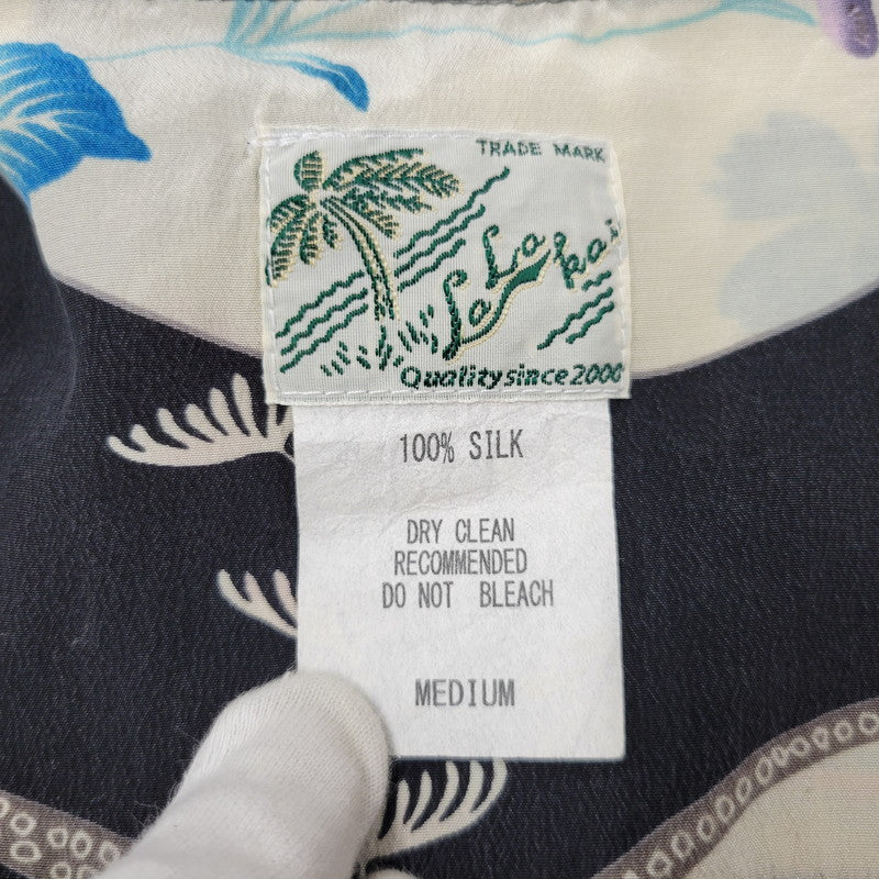 【中古品】【メンズ】 LALAKAI ララカイ SILK ALOHA SS SHIRT シルク アロハ ショートスリーブ シャツ トップス 146-260620-kh-01-izu サイズ：M カラー：マルチ 万代Net店