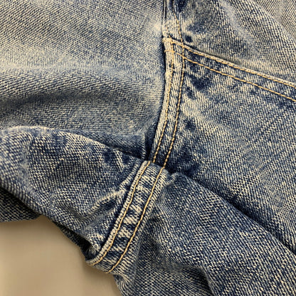 【中古品】【メンズ】 SOUTHPOLE サウスポール BUGGY DENIM PANTS バギーデニムパンツ 刺繍 ツギハギステッチ ジーンズ 157-260608-as-09-izu サイズ：33L カラー：ライトインディゴ 万代Net店