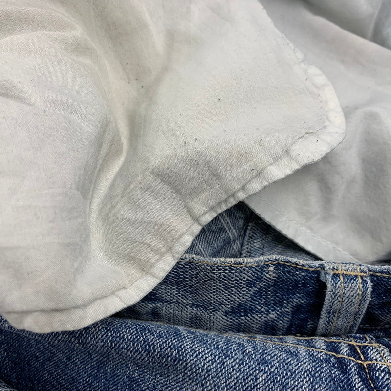 【中古品】【メンズ】 SOUTHPOLE サウスポール BUGGY DENIM PANTS バギーデニムパンツ 刺繍 ツギハギステッチ ジーンズ 157-260608-as-09-izu サイズ：33L カラー：ライトインディゴ 万代Net店