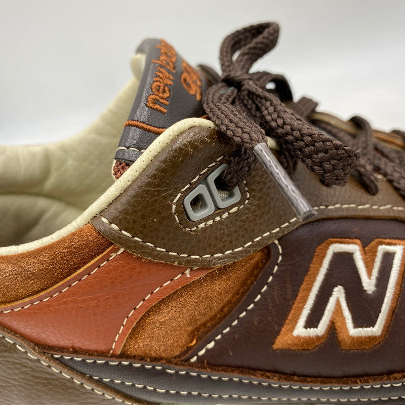 【現状渡し品】【メンズ】 NEW BALANCE ニューバランス イングランド製 M991BTG スニーカー シューズ 靴 162-260609-cs-05-izu サイズ：UK 10 カラー：ブラウン 万代Net店