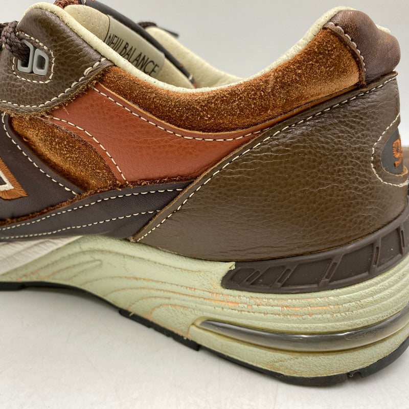 【現状渡し品】【メンズ】 NEW BALANCE ニューバランス イングランド製 M991BTG スニーカー シューズ 靴 162-260609-cs-05-izu サイズ：UK 10 カラー：ブラウン 万代Net店