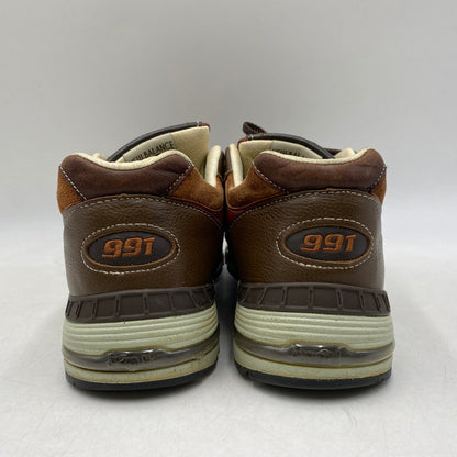 【現状渡し品】【メンズ】 NEW BALANCE ニューバランス イングランド製 M991BTG スニーカー シューズ 靴 162-260609-cs-05-izu サイズ：UK 10 カラー：ブラウン 万代Net店