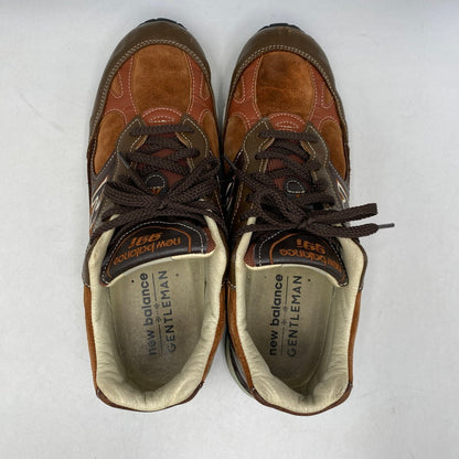 【現状渡し品】【メンズ】 NEW BALANCE ニューバランス イングランド製 M991BTG スニーカー シューズ 靴 162-260609-cs-05-izu サイズ：UK 10 カラー：ブラウン 万代Net店