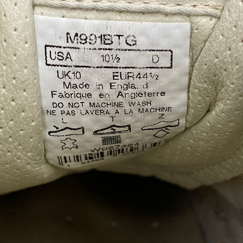 【現状渡し品】【メンズ】 NEW BALANCE ニューバランス イングランド製 M991BTG スニーカー シューズ 靴 162-260609-cs-05-izu サイズ：UK 10 カラー：ブラウン 万代Net店