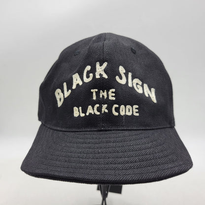 【中古品】【メンズ/レディース】 BLACK SIGN ブラックサイン BLACK CODE TRUCKER CAP BSSC-26902 ブラックコード トラッカーキャップ 帽子 185-260618-as-13-izu サイズ：F カラー：ブラック 万代Net店