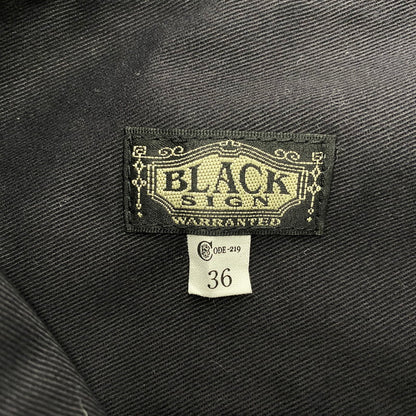 【中古品】【メンズ】 BLACK SIGN ブラックサイン BSFP-25505 HIGH DENSITY CHINO OLD CLOWN GURKHA PANTS ハイ デンシティー チノ オールド クラウン グルカ パンツ ボトムス 156-260611-kh-03-izu サイズ：36 カラー：ブラック 万代Net店
