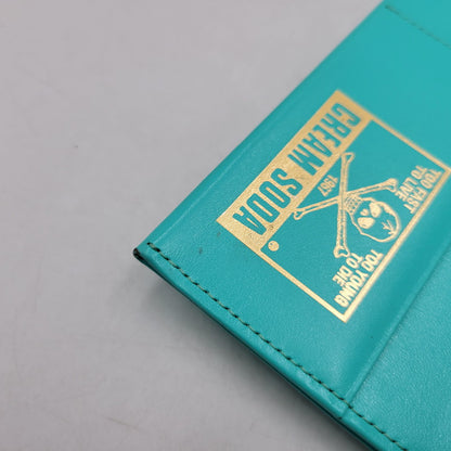 【中古品】【メンズ】 CREAM SODA クリームソーダ LONG WALLET ロング ウォレット 財布 長財布 200-260619-cs-19-izu カラー：ミントブルー 万代Net店