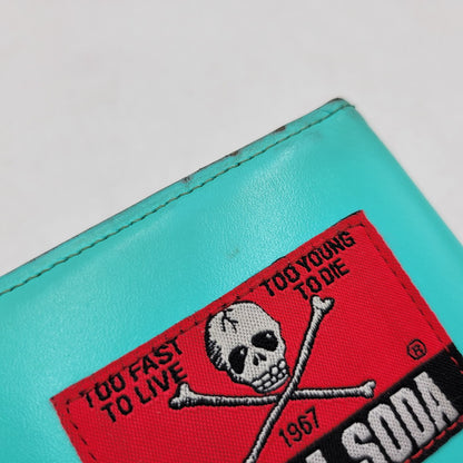 【中古品】【メンズ】 CREAM SODA クリームソーダ LONG WALLET ロング ウォレット 財布 長財布 200-260619-cs-19-izu カラー：ミントブルー 万代Net店