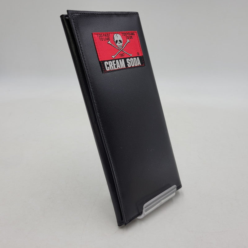 【中古美品】【メンズ】 CREAM SODA クリームソーダ LONG WALLET ロング ウォレット 財布 長財布 200-260619-cs-20-izu カラー：ブラック 万代Net店