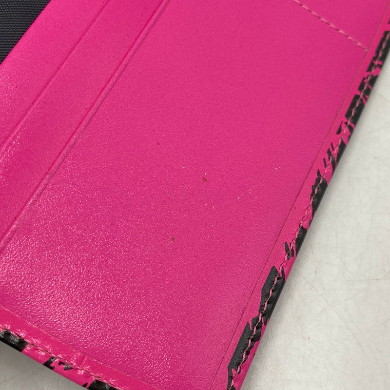【中古美品】【メンズ/レディース】 CREAM SODA クリームソーダ LONG WALLET ロング ウォレット 長財布 財布 200-260609-ya-14-izu カラー：ピンク 万代Net店