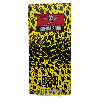 【中古美品】【メンズ/レディース】 CREAM SODA クリームソーダ × BOUNTY HUNTER バウンティ ハンター LONG WALLET ロング ウォレット 長財布 財布 200-260609-ya-13-izu カラー：イエロー 万代Net店