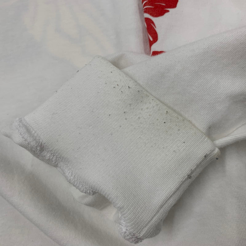 【中古品】【メンズ】 CHALLENGER チャレンジャー LS HIBISCUS TEE ロングスリーブ ハイビスカス ティー トップス 長袖 142-260622-cs-08-izu サイズ：L カラー：ホワイト 万代Net店