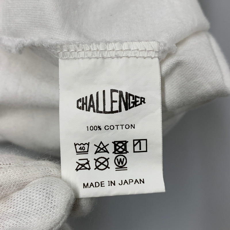 【中古品】【メンズ】 CHALLENGER チャレンジャー LS HIBISCUS TEE ロングスリーブ ハイビスカス ティー トップス 長袖 142-260622-cs-08-izu サイズ：L カラー：ホワイト 万代Net店