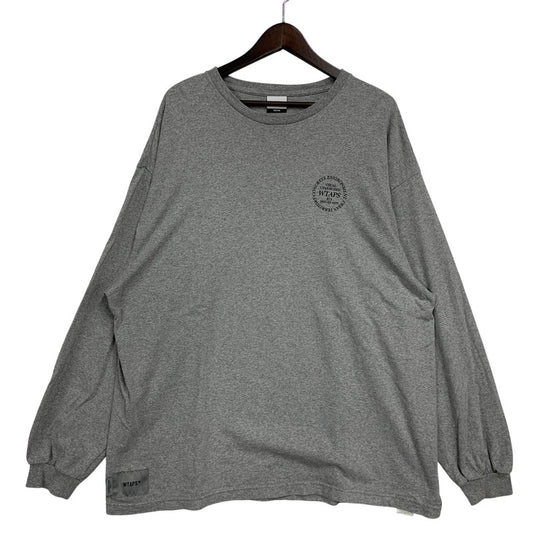【中古品】【メンズ】 WTAPS ダブルタップス URBAN TRANSITION LS COTTON アーバン トランジション ロングスリーブ コットン Tシャツ トップス 142-260620-kh-11-izu サイズ：03 カラー：グレー 万代Net店